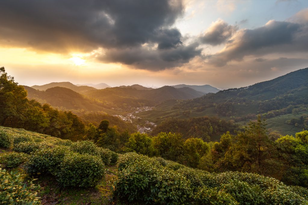 Mountains in sunrise