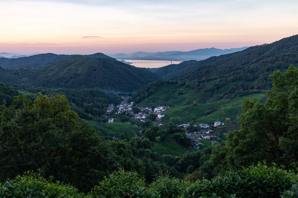 A village in morning