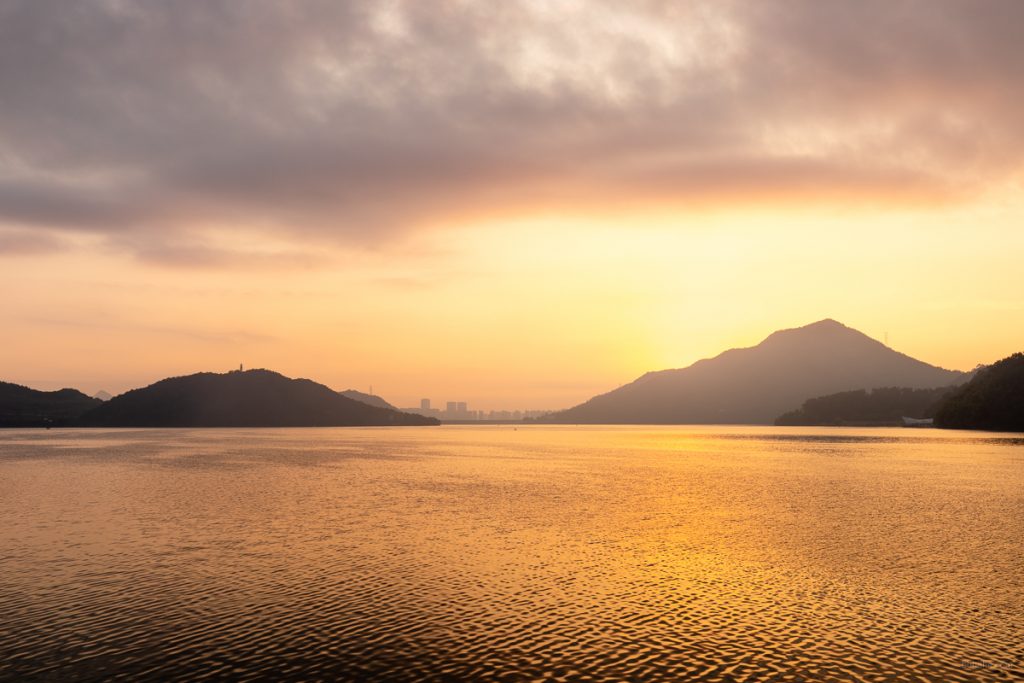 Sunrise on lake